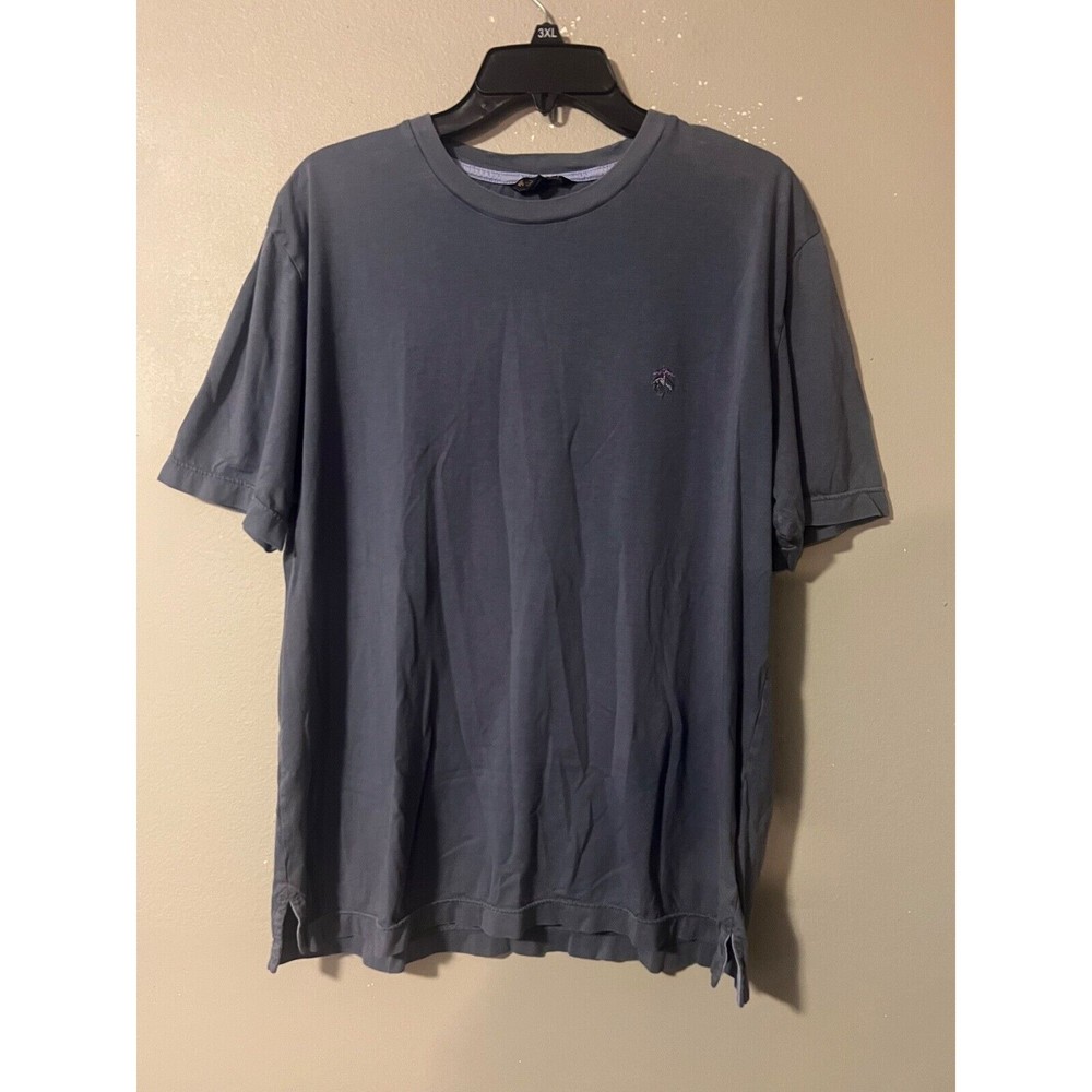 Brooks Brothers Shirt Adult‎ Large Black Comfort Casual Outdoors Mens Supima